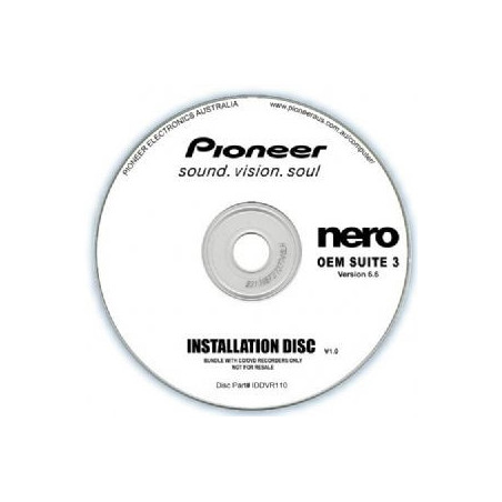 Pioneer Software Nero Suite 3 OEM Version 6.6 - Play Edit Burn & Share Blu-ray & 3D contents - PowerDVD10 InstantBurn5.0 Powe