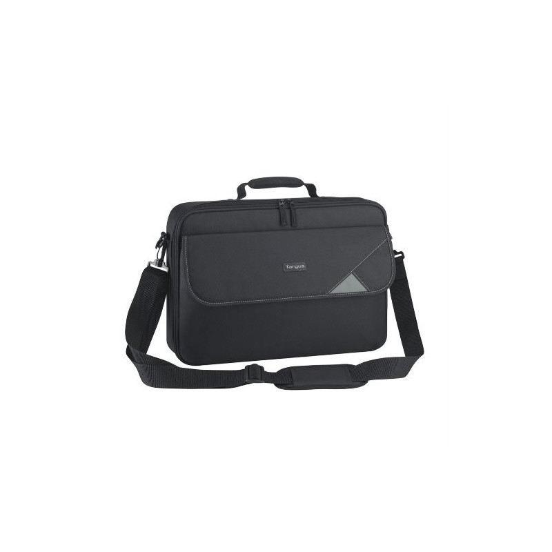 Targus 15.6' -16' Intellect Bag Clamshell Laptop Case with Padded Laptop Compartment/ Laptop/Notebook Bag - Black