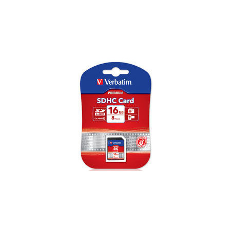 Verbatim SDHC 16GB (Class 10) Up to 45MB/Sec 300X read speed