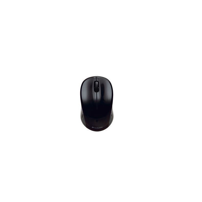 Verbatim GO Nano Black Mouse Wireless Optical, Ultra Compact, 3 Buttons, Nano Receiver