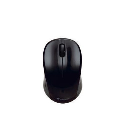 Verbatim GO Nano Black Mouse Wireless Optical, Ultra Compact, 3 Buttons, Nano Receiver