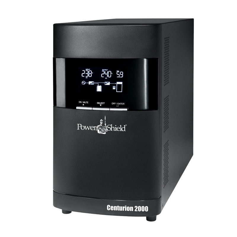 PowerShield Centurion Tower UPS 2000VA/1800W, 10A input, 4 AUS sockets, 10A, C13 x 2, 2-year warranty