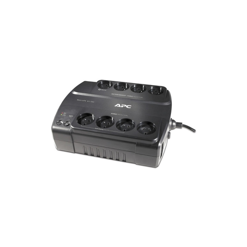 APC Back-UPS 700VA/405W Power-Saving UPS, Desk Top, 230V/10A Input, 8x Aus Outlets, Lead Acid Battery, User Replaceable Batte