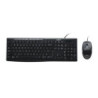 Logitech MK200 USB Media Keyboard and Mouse Combo - 1000dpi USB Full-size Keyboard, Thin profile, play/pause, volume, the Int