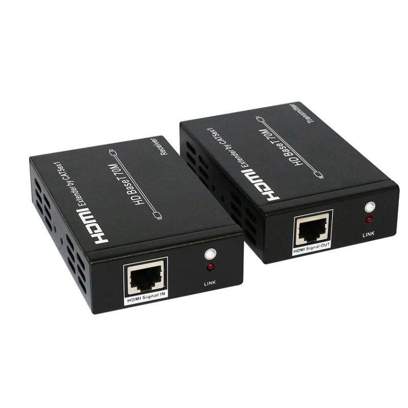Astrotek HDMI Extender over RJ45 CAT5 CAT6 LAN Ethernet Network Converter Splitter for Foxtel Support 40m 4Kx 2K@30hz or 70m 