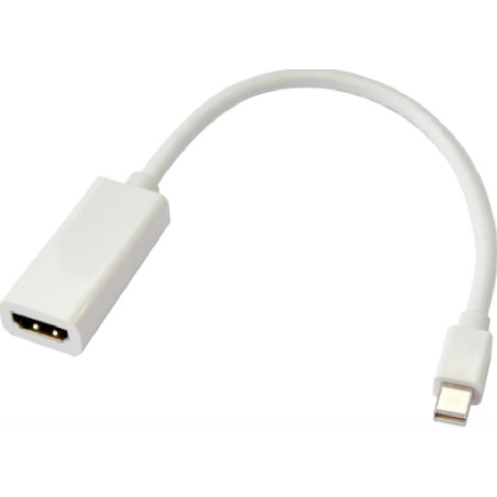 Astrotek Mini DisplayPort DP to HDMI Cable 15cm - 20 pins Male to Female 1080P Adapter Converter for Macbook Pro Air iMac Mic