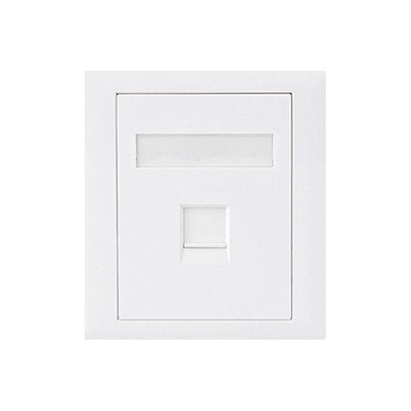 Astrotek CAT6 RJ45 Network Wall Face Plate Outlets 86x86mm 1 Port Socket Kit