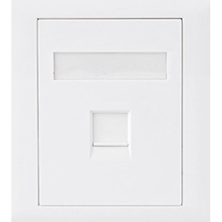 Astrotek CAT6 RJ45 Network Wall Face Plate Outlets 86x86mm 1 Port Socket Kit