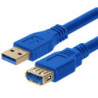 Astrotek USB 3.0 Extension Cable 1m - Type A Male to Type A Female Blue Colour