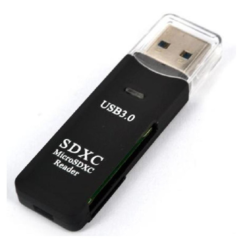 Astrotek USB 3.0 Card Reader for SD and Micro SD Black Colour