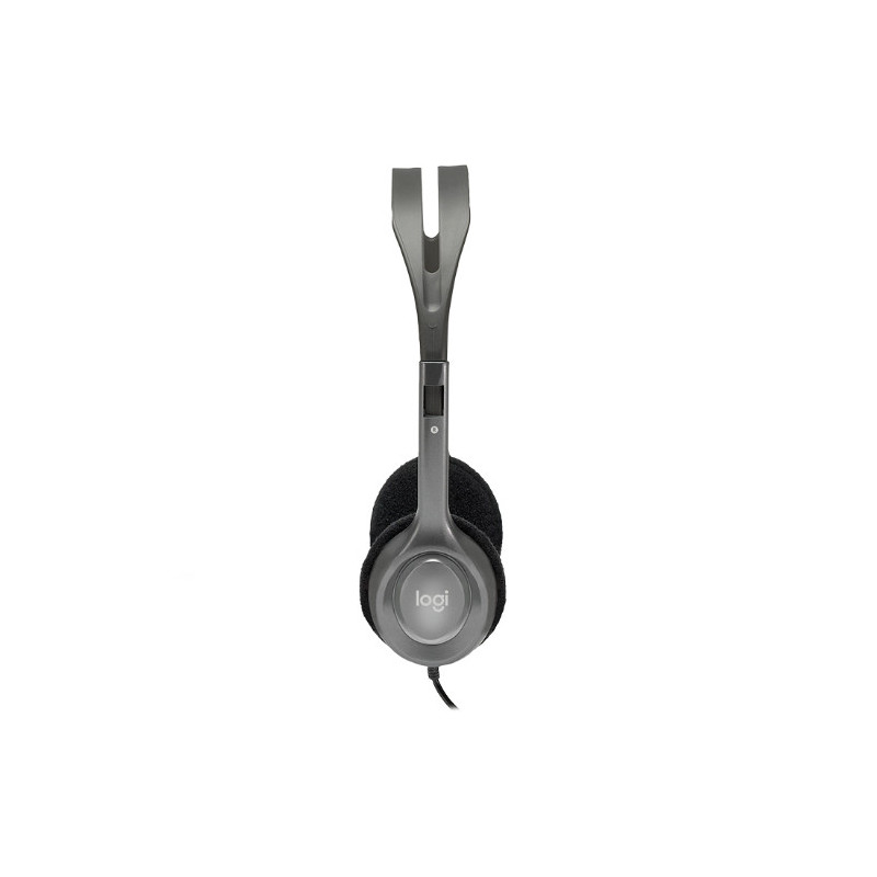 (LS) Logitech H110 Stereo Headset Over-the-head Headphones 3.5mm Versatile Adjustable Microphone for PC Mac