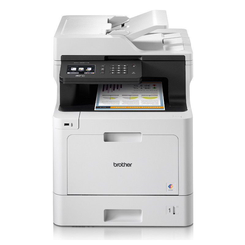Brother MFC-L8690CDW Print Speed up to 31ppm(Mono&Colour) 2-sided (Duplex) Print USB & Wired & Wireless Network Interface 9.3
