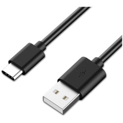 Astrotek 1m USB-C 2.0 Type-C Data Sync Charger Cable 480Mbps Strong Braided Heavy Duty Charging for Samsung Galaxy Note 8 S8 