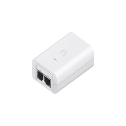Ubiquiti 24 V DC PoE Adapter, Surge and Clamping Protection, Maximum Surge Discharge, AC Cable with Earth Ground, White
