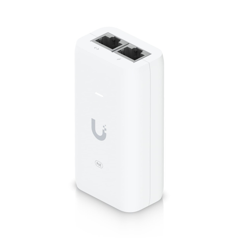 Ubiquiti PoE 802.11AF Adapter, Up to 15W of PoE Output, RJ45 Data Input, AC Cable With Earth Ground, Compatible injector for 