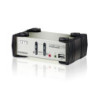 Aten Desktop KVMP Switch 2 Port Single Display VGA w/ audio & OSD, 2x Custom KVM Cables Included, 2x USB Port, Selection Via 