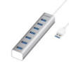 mbeat® 7-Port USB 3.0 Powered Hub - USB 2.0/1.1/Aluminium Slim Design Hub with Fast Data Speeds (5Gbps) Power Delivery for P