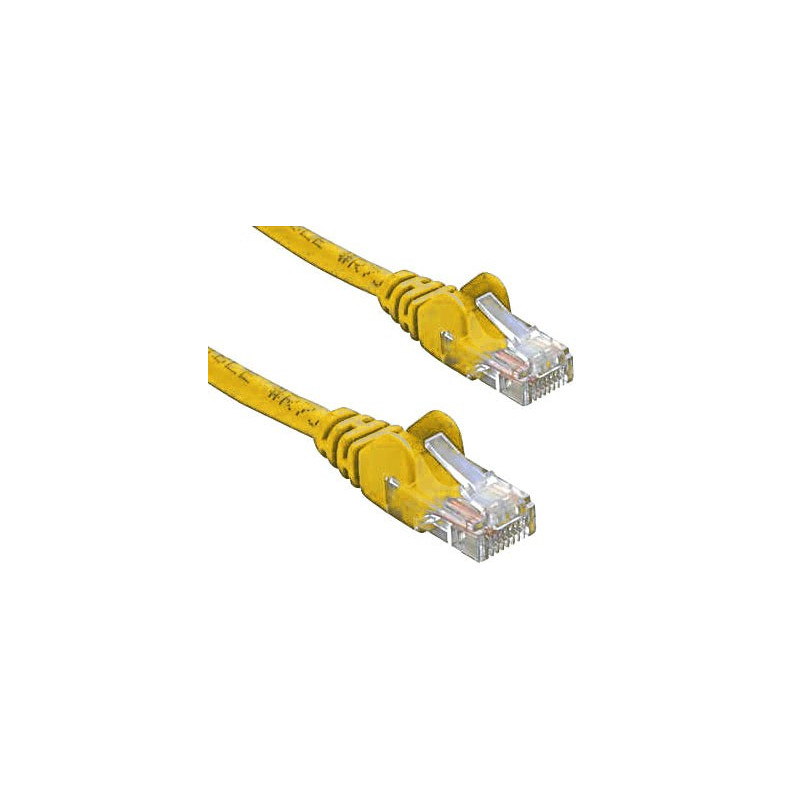 8ware CAT5e Cable 1m - Yellow Color Premium RJ45 Ethernet Network LAN UTP Patch Cord 26AWG CU Jacket