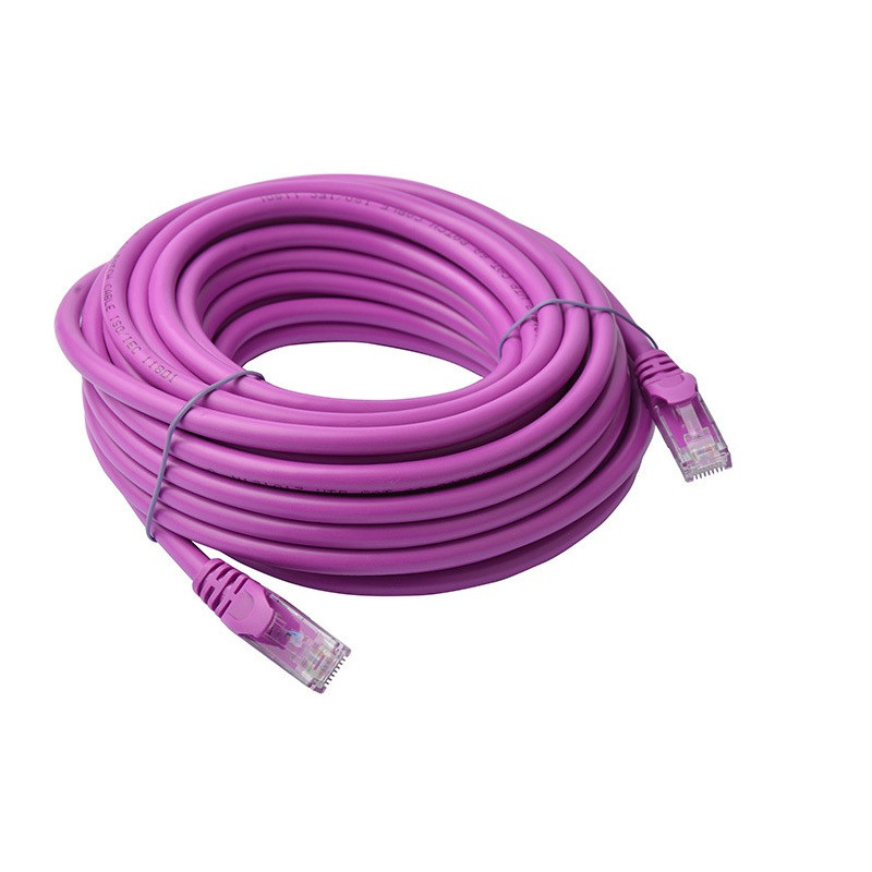 8Ware CAT6A Cable 10m - Purple Color RJ45 Ethernet Network LAN UTP Patch Cord Snagless