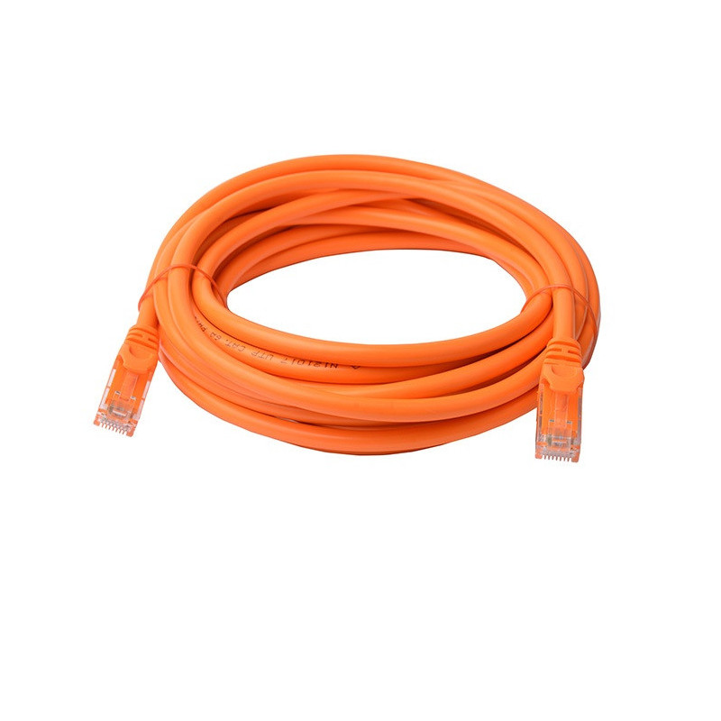 8Ware CAT6A Cable 5m - Orange Color RJ45 Ethernet Network LAN UTP Patch Cord Snagless