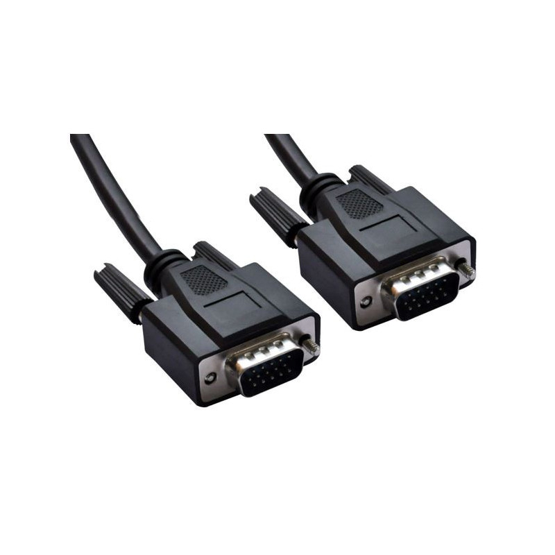 8Ware VGA Monitor Cable 2m 15pin Male to Male with Filter for Projector Laptop Computer Monitor UL Approved