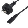 8Ware 2 Pin Core Power Cable 2m AU Plug 240v to IEC C7 figure eight Female Appliance Wall Duty for Notebook AC Adaptor POS OE