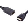8Ware 2m HDMI Extension Cable Male to Female High Speed 4K*2K@30Hz 30AWG Extender Adapter PC Computer Smart Set-Top Box DVD P