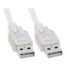 8Ware 2m USB 2.0 Cable - Type A to Type A Male to Male High Speed Data Transfer for Printer Scanner Cameras Webcam Keyboard M