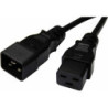 8Ware 3m Power Extension Cable Lead 15A IEC-C19 to IEC-C20 Male to Female for UPS PDU PC Servers Rack-mount Power Distributio