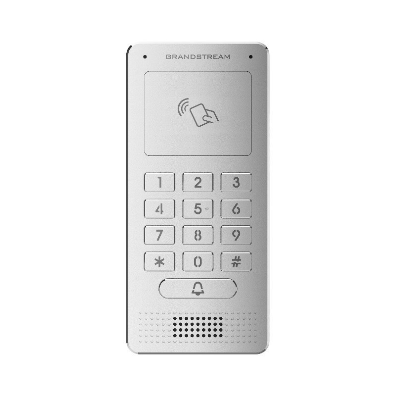 Grandstream GDS3705 IP Door System, Built In RFID Chip Reader, Speaker & Microphone, Meta Casing, Powerable Via POE