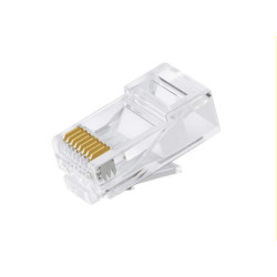 Astrotek CAT6 UTP -RJ45 Connector 8P8C Network Plug 3 Prong Blade 3U'  Gold plating (50pcs/bag)