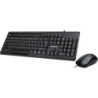 (LS) Gigabyte KM6300 USB Wired Keyboard & Mouse Combo multimedia controls 1000dpi Adjustable Portable slim receiver Stylish d