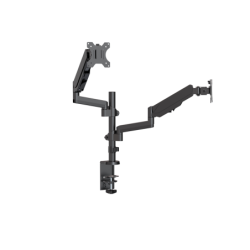 Brateck Dual Monitor Full Extension Gas Spring Dual Monitor Arm (independent Arms) Fit Most 17'-32' Monitors Up to 8kg per sc
