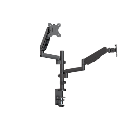 Brateck Dual Monitor Full Extension Gas Spring Dual Monitor Arm (independent Arms) Fit Most 17'-32' Monitors Up to 8kg per sc