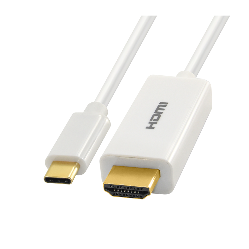Astrotek USB-C to HDMI 2m Cable - Male to Male Converter Adapter 4K/2K 60Hz for MacBook Pro Air Ipad XPS Samsung Galaxy S21 S