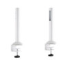 Brateck Slatwall Desk Mounting Pole,Work with Slatwall Panel for Creating Desk-Mounted Slat Wall System( Two poles included) 