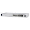 Ubiquiti UniFi 24 Port Managed Gigabit Switch, 16x PoE  Ports, 8x Gigabit Ethernet Ports, 2xSFP - 95W - Touch Display - Fanle