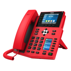 Fanvil X5U-RED High End Enterprise IP Phone - 3.5' Colour Screen, 16 Lines, 40 x DSS Buttons, Dual Gigabit NIC,Bluetooth - 2 