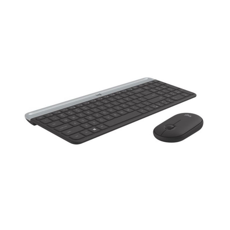 Logitech MK470 Slim Wireless Keyboard Mouse Combo Nano Receiver 1 Yr Warranty