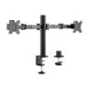 Brateck Dual Monitors Affordable Steel Articulating Monitor Arm Fit Most 17'-31' Monitors Up to 9kg per screen VESA 75x75/100
