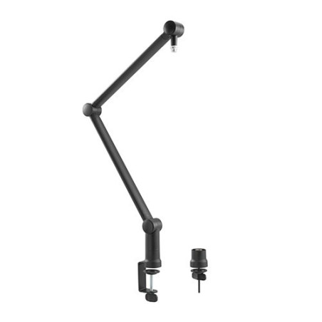 Brateck Professional Microphone Boom Arm Stand, 360° Rotatable Boom, Clip-On Cable Holder, Foldable Scissor Arm Design(LS)
