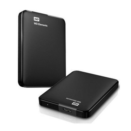 Western Digital WD Elements 4TB USB 3.0 2.5' Portable External Hard Drive - Slim Light Durable Shock Proof Black Plug & Play 