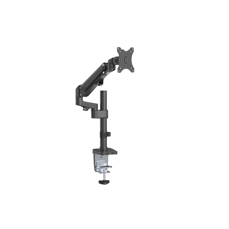Brateck Single Monitor Heavy-Duty Aluminum Gas Spring Monitor Arm Fit Most 17' - 35' Monitors Up to12kg per screen VESA 75x75