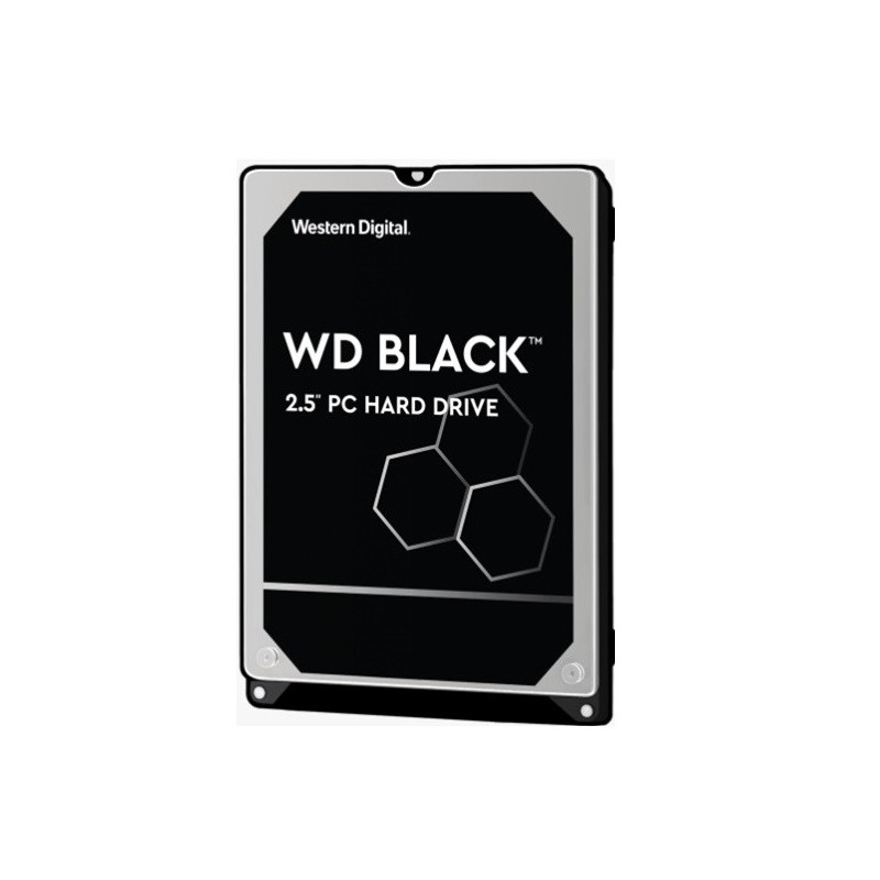 Western Digital WD Black 500GB 2.5' HDD SATA 6gb/s 7200RPM 64MB Cache SMR Tech for Hi-Res Video Games 5yrs Wty (LS) --WD20SPZ