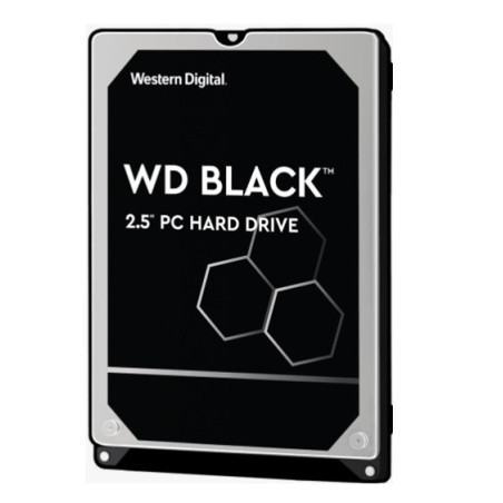 Western Digital WD Black 500GB 2.5' HDD SATA 6gb/s 7200RPM 64MB Cache SMR Tech for Hi-Res Video Games 5yrs Wty (LS) --WD20SPZ