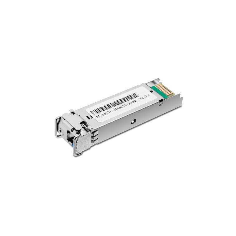 TP-Link 1000Base-BX WDM Bi-Directional SFP Module (TL-SM321B-2) TX: 1310nm, RX: 1550nm, Up To 2KM Transmission Distance, LC S