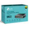 TP-Link TL-SG105PE 5-Port Gigabit Easy Smart Switch with 4-Port PoE , Up To 65W For all PoE Ports, Up To 30W Each PoE Port