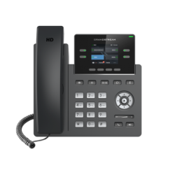 Grandstream GRP2612W 4 Line IP Phone, 2 SIP Accounts, 320x240 Colour Screen, HD Audio, Inbuilt WiFi, Includes PSU