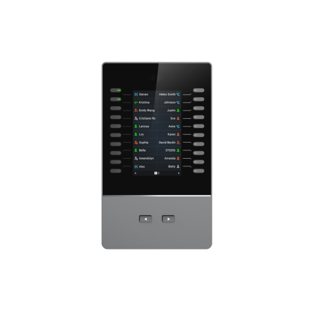 Grandstream GBX20 LCD Extension Module For GRP2615 & GXV3350 only, 20 Dual-colored Extension Keys, 4.3 inch TFT Color LCD