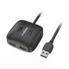 mbeat®  4-Port USB 3.0 Hub - High Speed Data Transfer speed: Up to 5Gbps Compatible with USB 2.0/3.0 devices Product Weight: